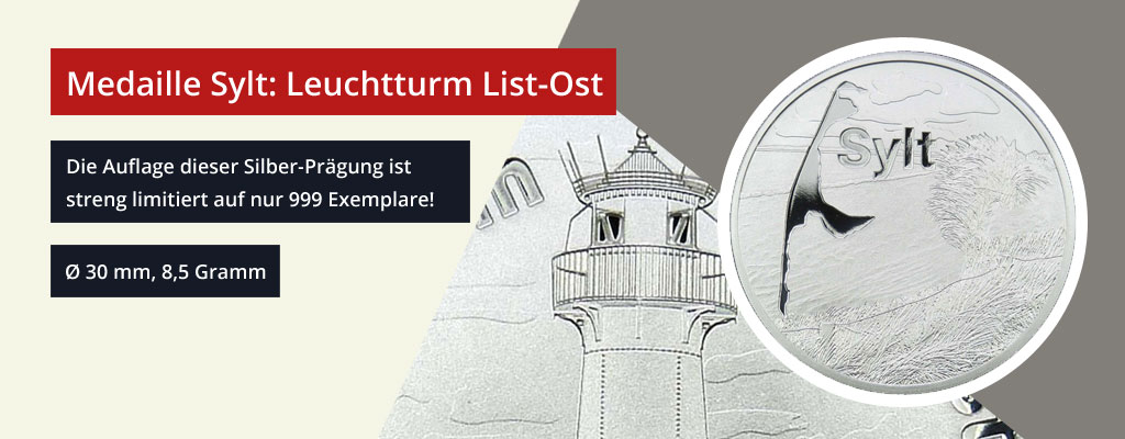 Sylt Medaille Silber